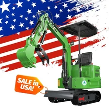 13.5HP 2000lb Mini Crawler Excavator USA Stock B&S EPA Hydraulic NEW Gasoline