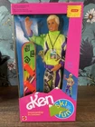 1991 Ski Fun Ken Barbie Doll #7512 NRFB Vintage Mattel Original Box