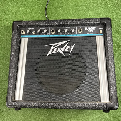 #ad Peavey Rage 158 Guitar Teal Stripe Amp 15W Vintage Guitar Amplifier Made in USA $149.99