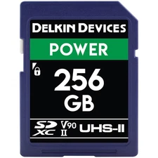 Delkin Devices Power 256GB UHS-II U3/V90 SDXC Memory Card #DDSDG2000256