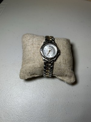Vintage Pulsar Women's Quartz Watch Round 2 Tone Gold/Silver