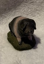 Charming Vintage P.J. Dutt Pig Figurine - Dutt & Panter Arts, Barnstaple