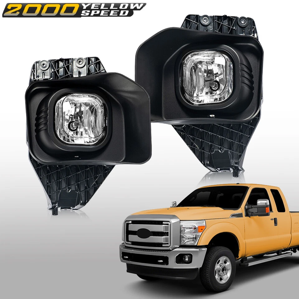 NEW FOG LIGHTS LAMP W/SWITCH FIT FOR 11-15 FORD F250 F350 F450 F550 SUPER DUTY  Foto 2 de 4