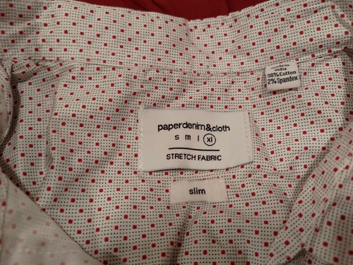 Paper Denim And Cloth Dress Shirt Slim 