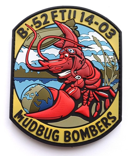 USAF B-52 Formal Training Unit FTU 14-03 Mudbug Bombers Barksdale AFB 2014 Patch