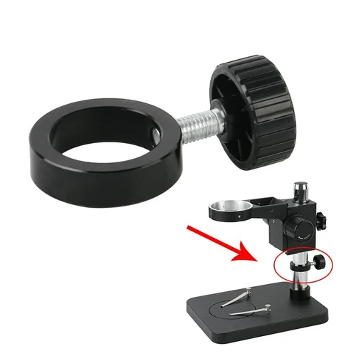 Diámetro 25 mm 32 mm Soporte de enfoque Anillo a presión F/Microscopio estéreo industrial Soporte Pilar - Imagen 7 de 13