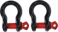 Anti-Rust NRC&XRC 2PCS 1/2" D Ring Bow Shackle Screw Pin Clevis Rigging Towing 2