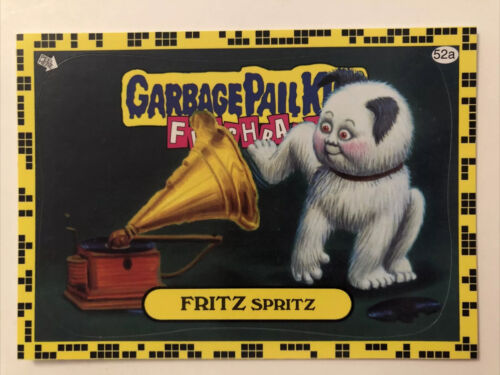 Garbage Pail Kids Topps Sticker 2011 Flashback Series 2 Yellow Fritz Spritz 52a - Picture 1 of 2