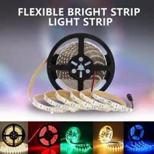 Bright 12V 5M 5050 60Leds 16.4ft RGB Waterproof SMD 300 LED Flexible Strip Light