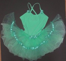 NWOT Wolff Fording Dance BALLET TUTU DRESS Pistachio Small child ribbons bows