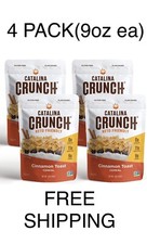 Catalina Crunch Cinnamon Toast Keto Cereal 4-Pack 9oz Bags