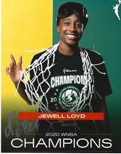 JEWELL LOYD Signed 8.5 x 11 Photo Signed REPRINT Basketball WNBA Seattle Storm