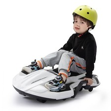 18V Electric Ride On Toy Go Kart 6.2 MPH for Kids to Racing Speed with Music