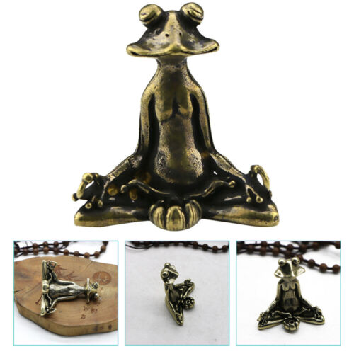  Frosch-Dekor Räucherstäbchen Meditations Zubehör Messingwaren Dekorationen - Bild 1 von 12