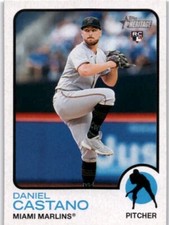 DANIEL CASTANO RC 2022 Topps Heritage High Numbers SP #702 Marlins