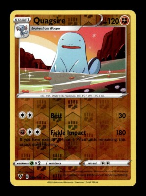 Pokemon Vivid Voltage QUAGSIRE 084/185 | eBay