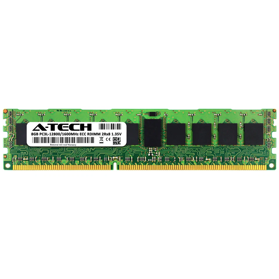 8GB 2Rx8 PC3L-12800R RDIMM Tyan GA80-B7061 S7002WGM2NR-LE S8236WGM3NR Memory RAM - Image 2 of 3