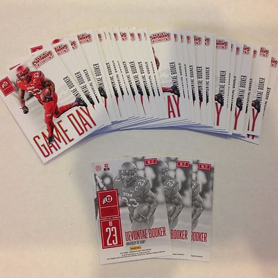 Menge Of 10 Devontae Booker #22 Utah Utes Broncos RC 2016 Pani Contenders Spiel