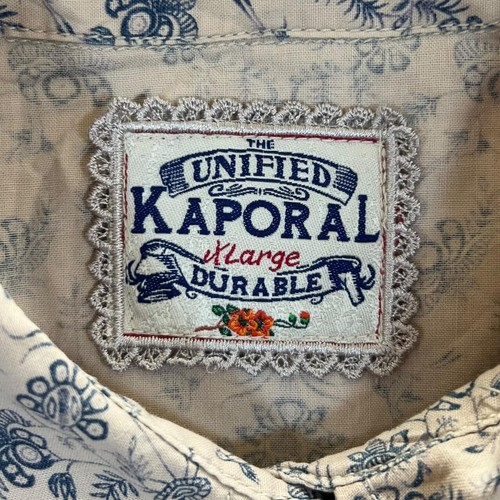 The Unified Kaporal Floral Patterned Western Long Sleeve Shirt Women's XL Large - Picture 4 of 4
