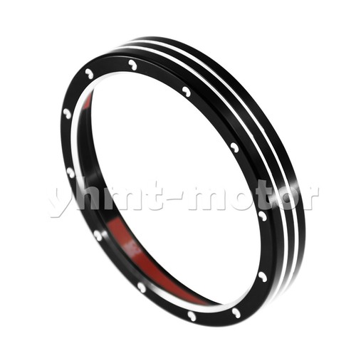39mm 16" Side Speedometer Relocation Bracket + Dots Trim Bezel Fit Sportster 883 - Imagen 7 de 8
