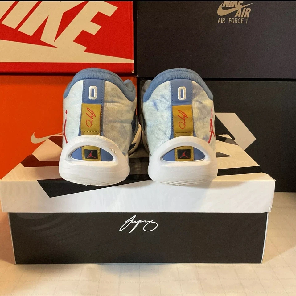 Para hombres 9 Nike Jordan Tatum 1 'Denim' Stone Blue Mystic Azul Marino Rojo DZ3320-400 Foto 2 de 4