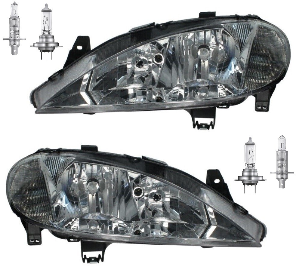 Phare avant gauche + droit antibrouillard intégré pour Megane I 1997-2003