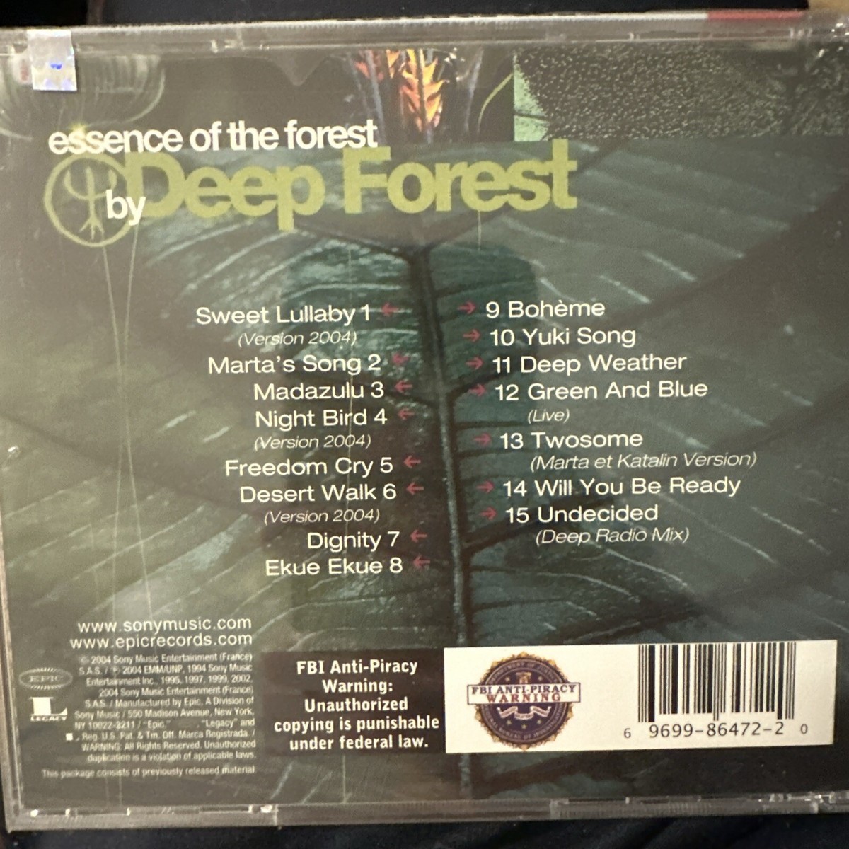 洋楽 Essence of the Forest Amazon.com: Essence Of The Forest