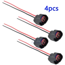 4pcs Fuel Injector Pigtail Connectors For Ford F150 F250 Crown Victoria Mustang