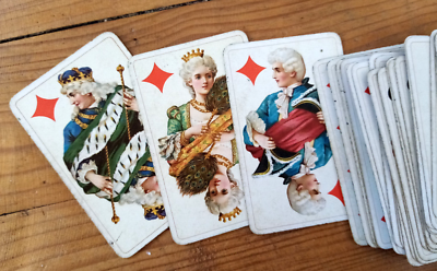 Jeu De Cartes Ancien Kokoriko Dondorf C.1900 - 7 Familles Complet