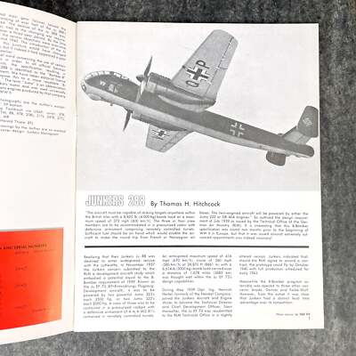 Monogram Close-up 2 Junkers 288 - 1974 airplane history