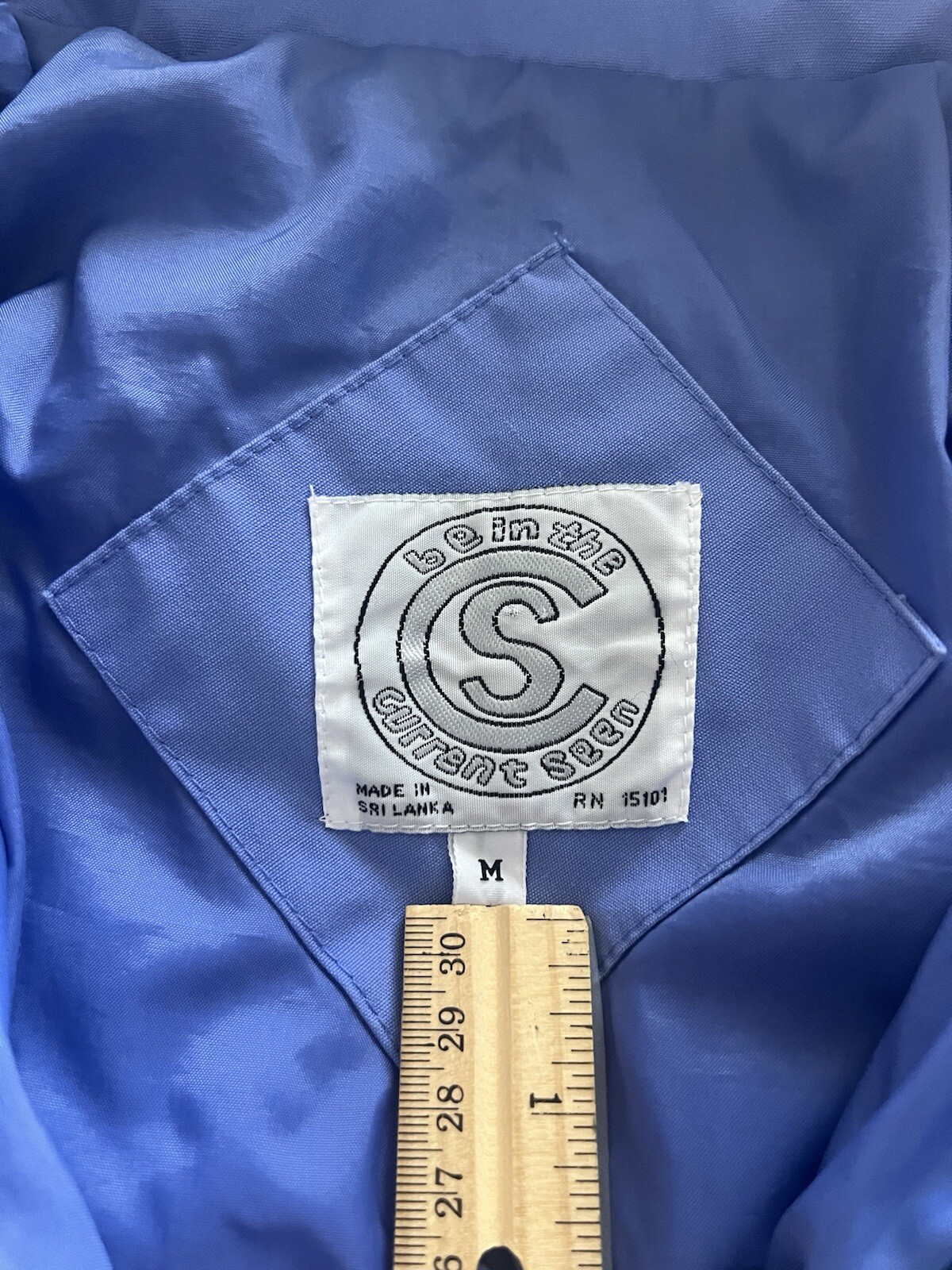 Current Seen Vintage Jacket Snap Button Hooded Co… - image 5