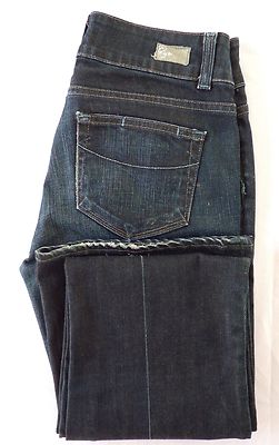 Paige Premium Denim Hidden Hills Boot Cut Blue Jeans Cotton Blend Size 28 MINT