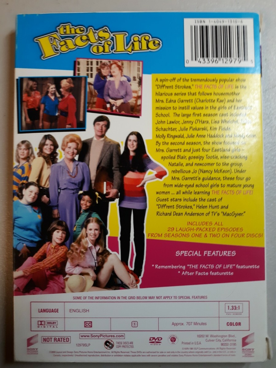 Facts of Life Seasons 1 & 2 DVD, Molly Ringwald,Mindy Cohn,Kim