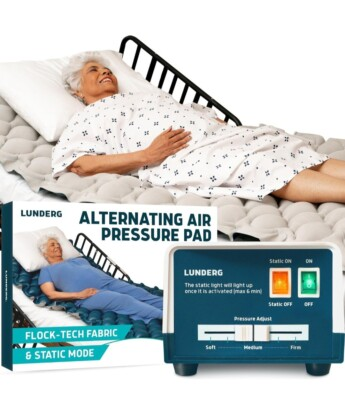 #ad #ad Lunderg Alternating Air Pressure Mattress Pad with Flock Tech amp; Static Mode $69.13