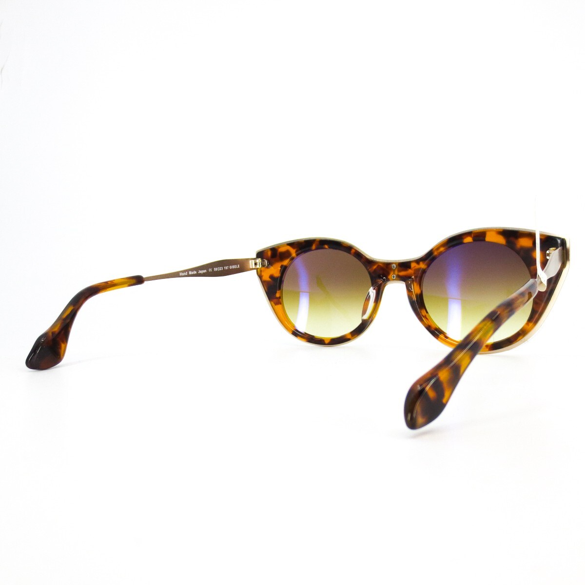 Morgenthal Frederics Sunglasses 197 GISELE Matte Gold Tortoise with Brown Lenses Morgenthal Frederics Sunglasses 197 GISELE Matte Gold  main image 2