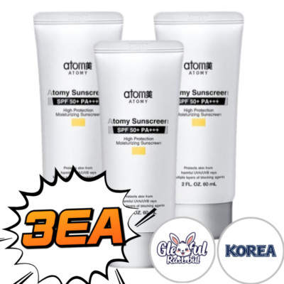 Atomy High Protection Sunscreen 60ml*3EA Sun Cream Korea Moisturzing