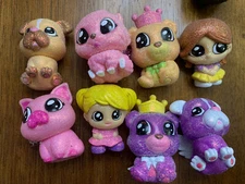 Lot of 8  Tic Tac Toy XOXO Friends Pet Figures Some without wings