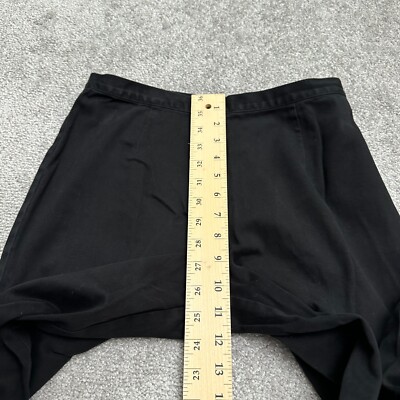 Ann Taylor Stretch Dress Pants Women 6 Black Straight Leg Cotton