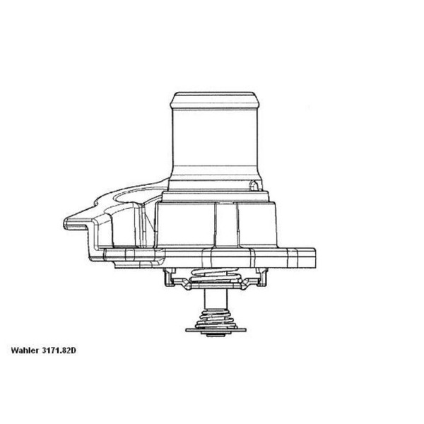 Wahler Thermostat KüHlmittel 82°C FüR Fiat Ducato Pritsche/Fahrgestell-image