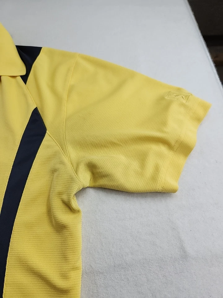 Polo de golf PGA Tour para hombre grande amarillo ligero poliéster activo Foto 2 de 4