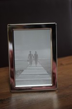 Neuer flacher versilberter Fotorahmen♥Bilderrahmen♥ in 4 Größen erhältlich