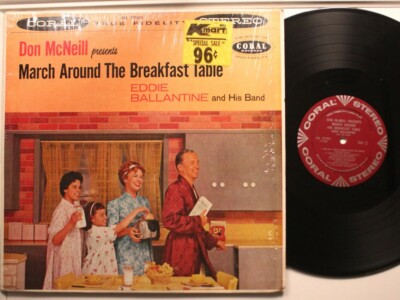 Eddie Ballantine Lp March Around The Breakfast Table On Coral - Nm / Vg++ (In Sh
