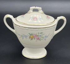 Homer Laughlin Eggshell Georgian Fine China Sugar Bowl With Lid