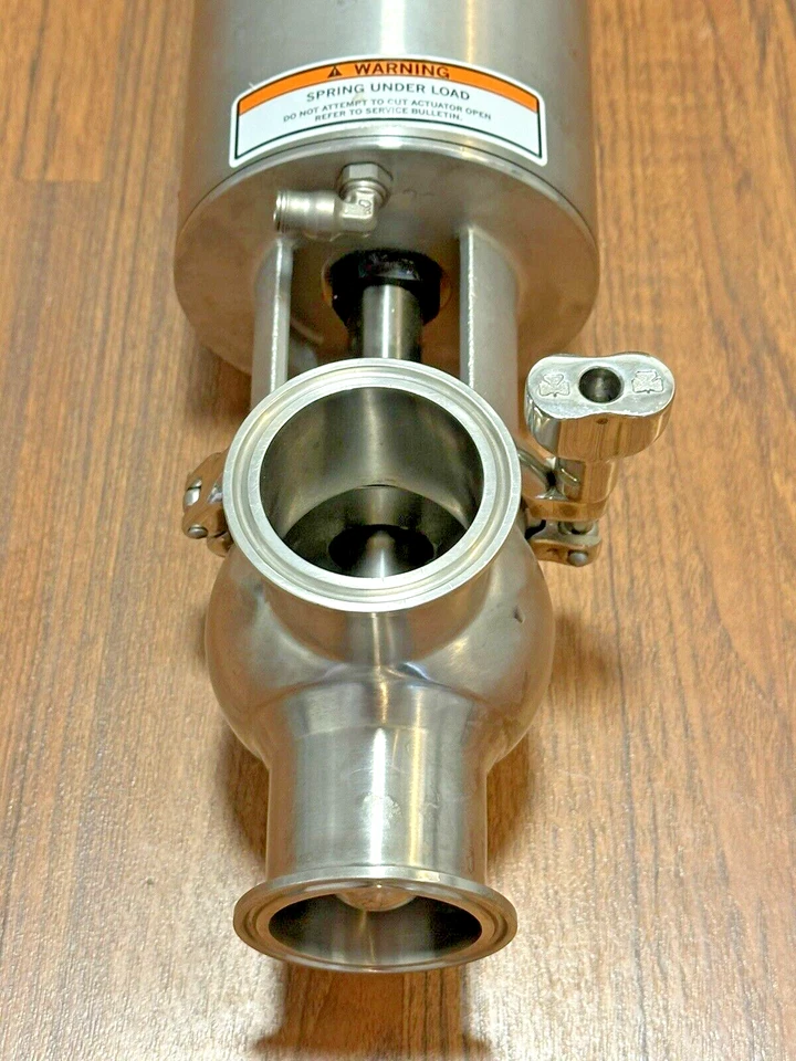 "Válvula sanitaria de trébol Alfa Laval TRI 2"" y Siemens 73N Pos 7710200SM2H202SSSCESNN" Foto 2 de 4