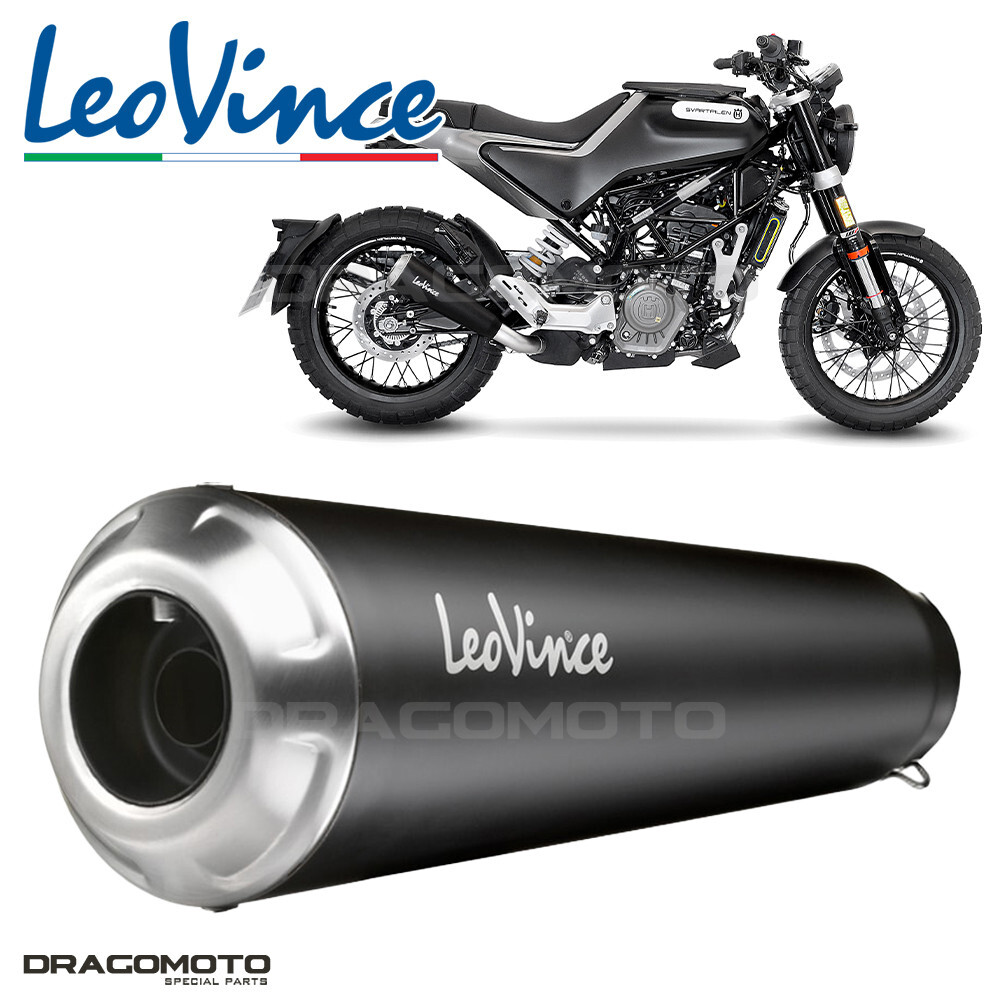 Pot Leovince GP One Husqvarna Vitpilen 401 pour un son sportif homologué route