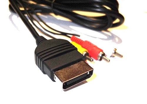 Classic Original Xbox Composite AV Audio Video Cable Lead UK Seller - Picture 2 of 3