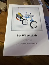 HobeyHove PW-AB-S Adjustable Dog/Cat Wheelchair, Disabled Hind Legs Walking 7-S