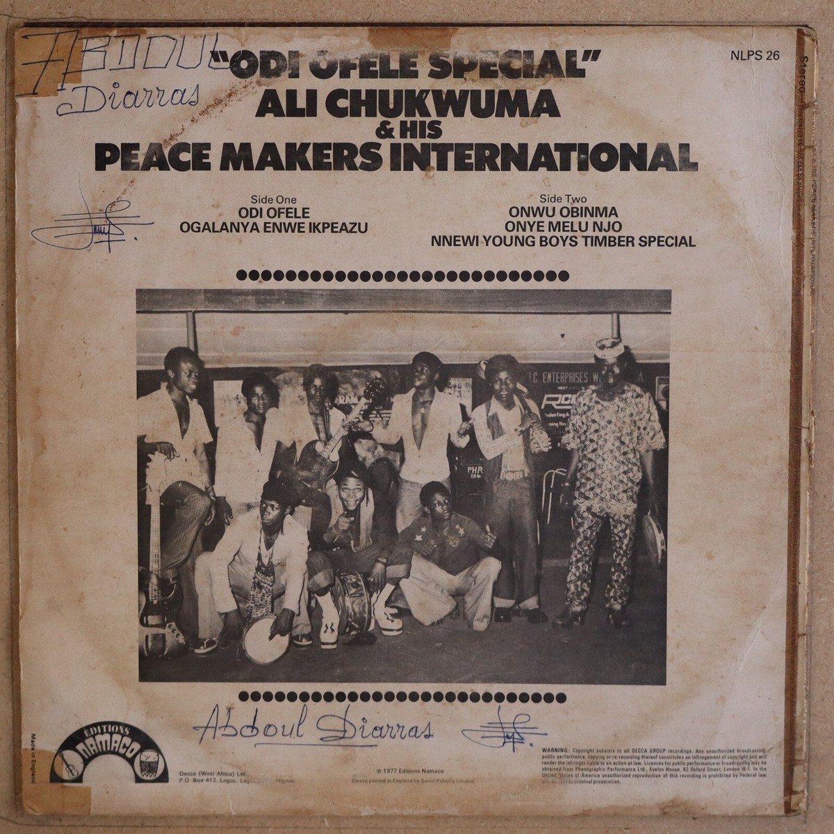 DEEP HIGHLIFE NIGERIA ALI CHUKWUMA ODI OFELE SPECIAL HEAR | eBay UK