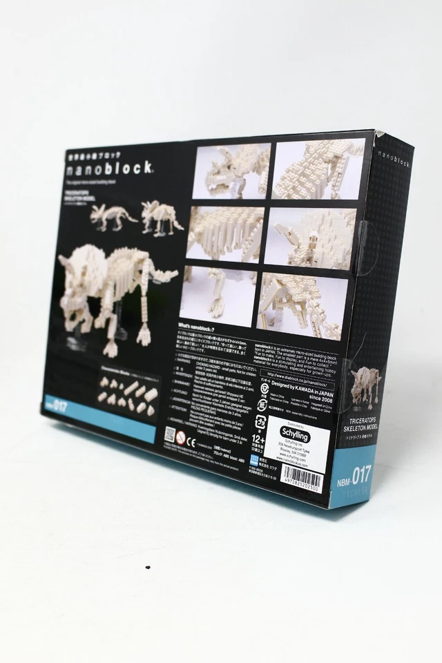 Nanoblock Triceratops Skeleton Kit (700 Piece) NBM 017 - New See Desc - Image 2 of 4