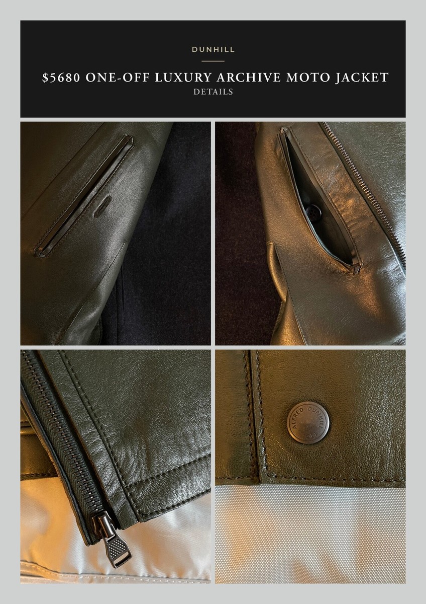 1 of 1 In the World $5700 DUNHILL Lamb / Loro Piana Cashmere